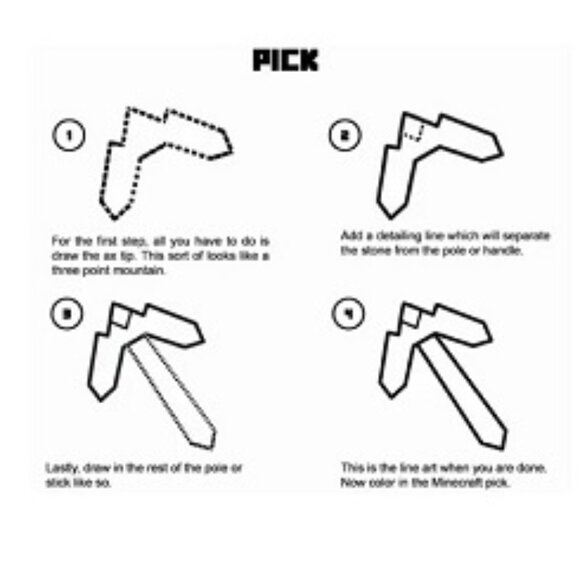 How to Draw for Minecrafters & Amazing Minecraft Activity Book Volume 2 - Picture 4 of 11